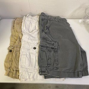 All (3) pairs for $30- American Eagle Cargo Shorts